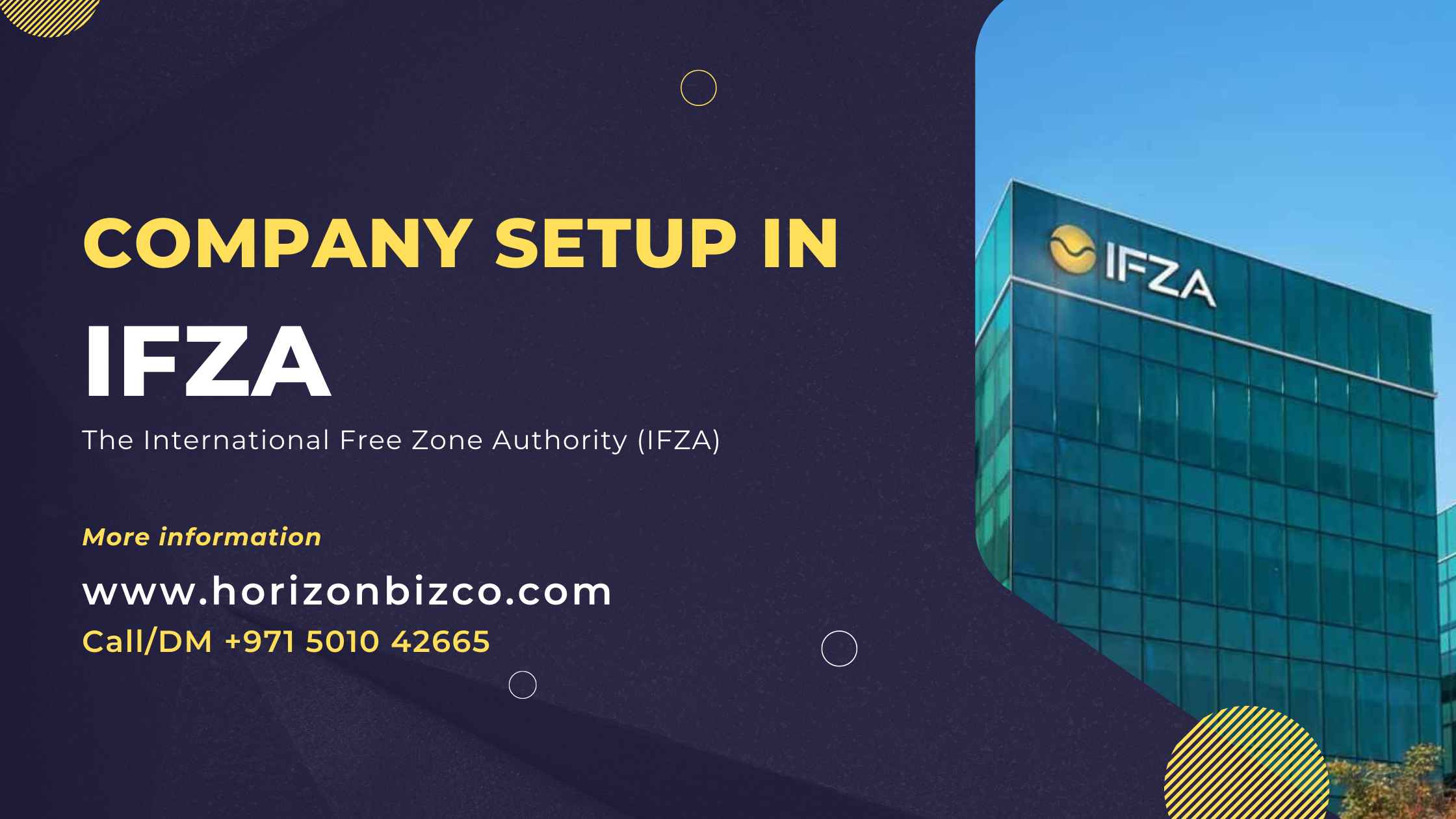 IFZA Company Setup UAE - Horizon Biz Consultancy