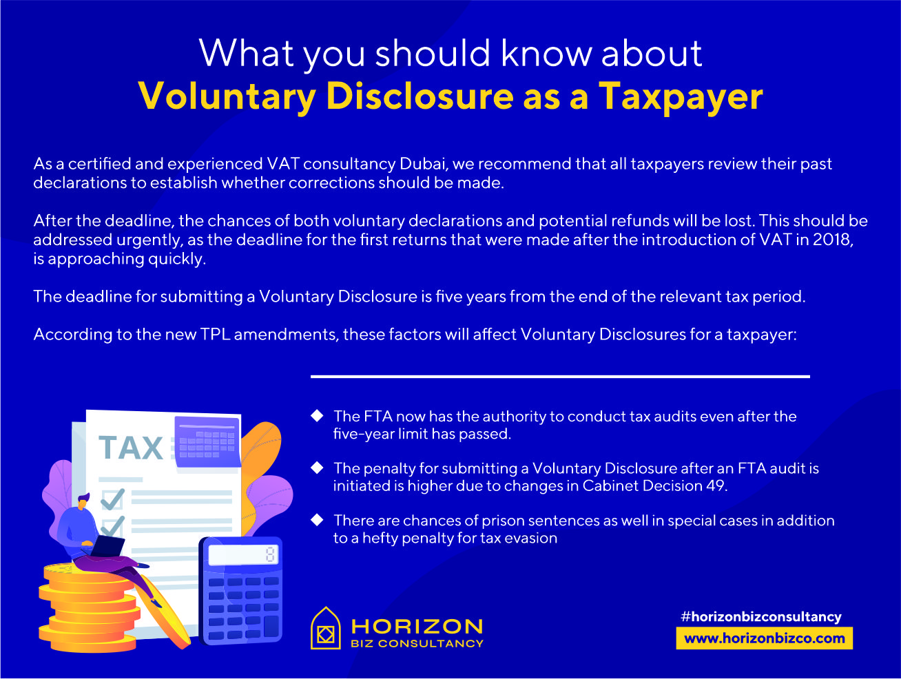 Voluntary Disclosure as a taxpayer