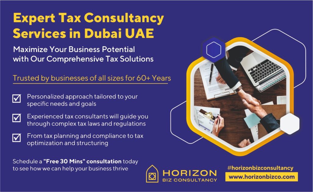 Expert Tax Consultancy Services in Dubai UAE