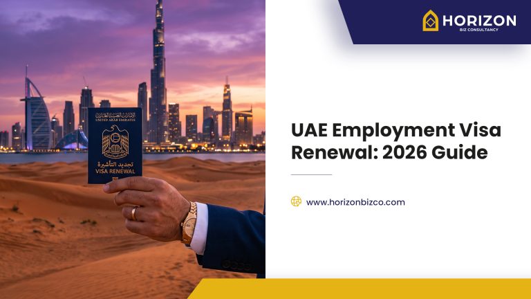 this graphic shows Employment Visa Renewal 2026 Guide