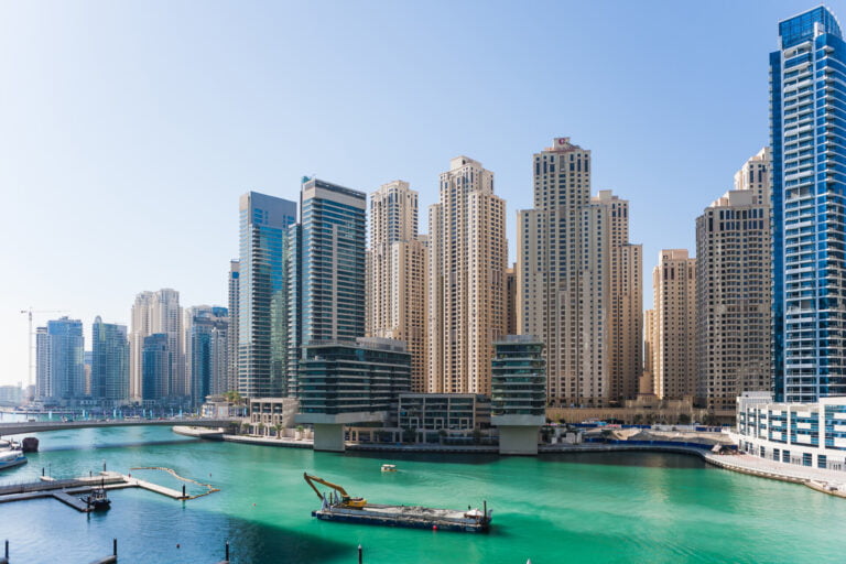 this graphical image represent about in Saudi Arabia city artificial channel length 3 kilometres along the Persian Gulf