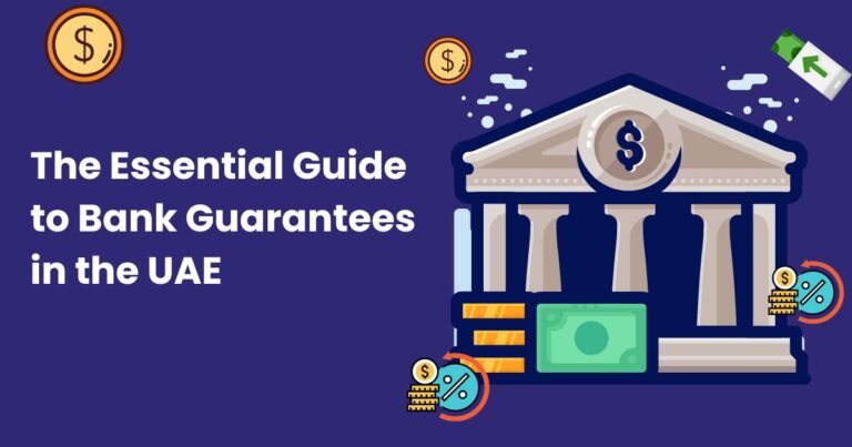 llustration depicting The Essential Guide to Bank Guarantees in the UAE.
