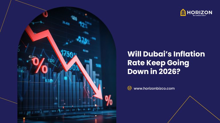 this image is showing that Will dubai's inflation rate is going down in 2026