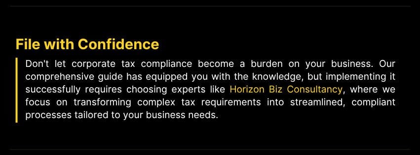 This graphic representing a "payment process of corporate tax filing"