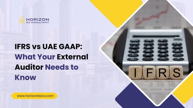 this image is about "IFRS vs UAE GAAP"