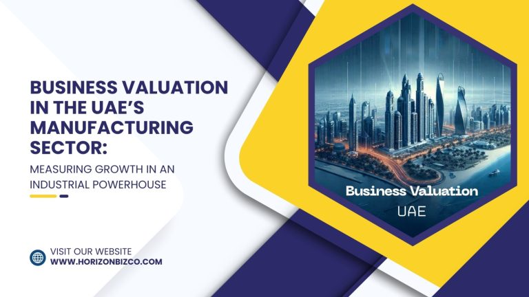 this image represents "UAE manufacturing business valuation"